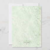 Terrarium Succulents Greenerity Wedding Einladung (Rückseite)