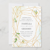 Terrarium Wedding Einladung (Vorderseite)