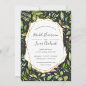 Terrarium Wedding Einladung (Vorderseite)