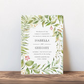 Terrarium Wedding Einladung