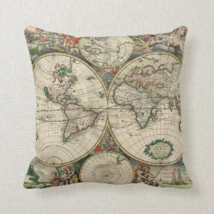 Terrarum Orbis Tabula Kissen