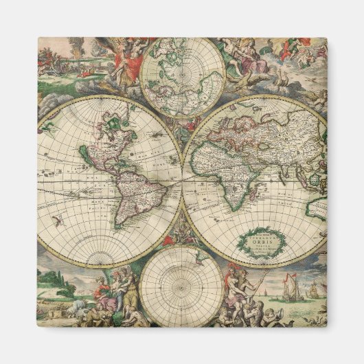 Terrarum Orbis Tabula Magnet (Vorne)