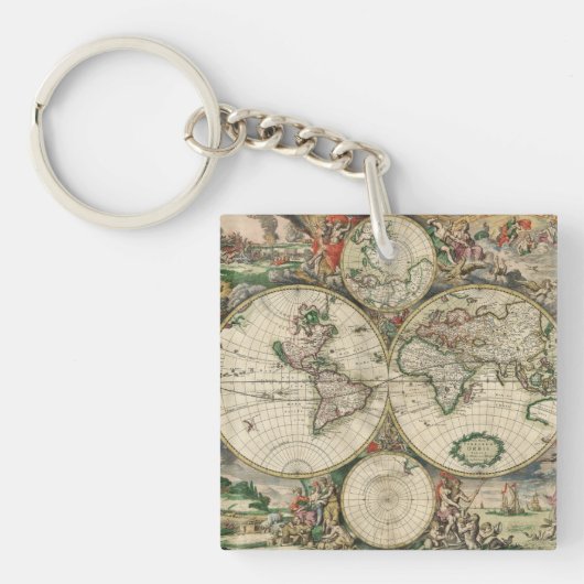 Terrarum Orbis Tabula Schlüsselanhänger (Vorderseite)