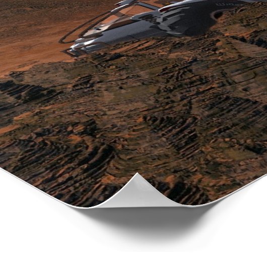 terrasierend poster (Ecke)