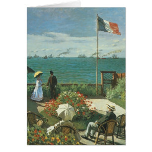 Terrasse am Meer von Claude Monet