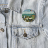 Terrasse am Meer von Claude Monet Button (Beispiel)