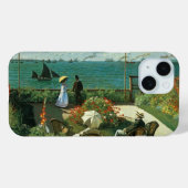 Terrasse am Meer von Claude Monet Case-Mate iPhone Hülle (Rückseite (Horizontal))