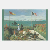 Terrasse am Meer von Claude Monet Geschenkpapier Set (Vorderseite)