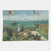 Terrasse am Meer von Claude Monet Geschirrtuch (Horizontal)