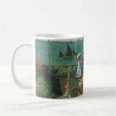 Terrasse am Meer von Claude Monet Kaffeetasse (Links)