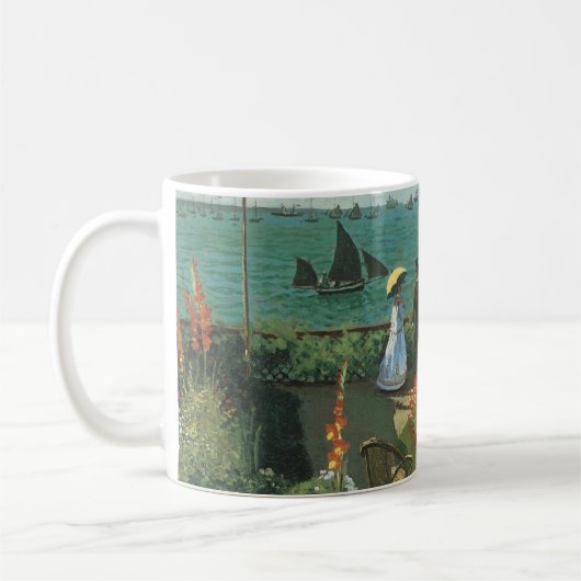 Terrasse am Meer von Claude Monet Kaffeetasse (Links)