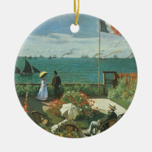 Terrasse am Meer von Claude Monet Keramikornament