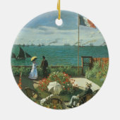 Terrasse am Meer von Claude Monet Keramikornament (Hinten)