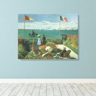 Terrasse am Meer von Claude Monet Leinwanddruck