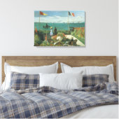 Terrasse am Meer von Claude Monet Leinwanddruck (Insitu (Schlafzimmer))