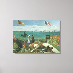 Terrasse am Meer von Claude Monet Leinwanddruck