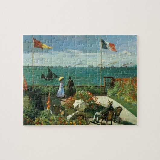Terrasse am Meer von Claude Monet Puzzle (Horizontal)