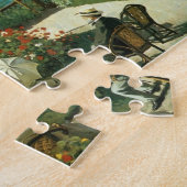 Terrasse am Meer von Claude Monet Puzzle (Seite)