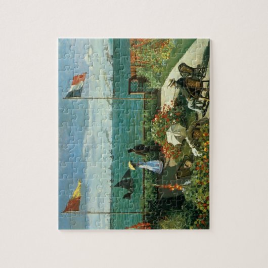 Terrasse am Meer von Claude Monet Puzzle (Vertikal)
