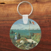 Terrasse am Meer von Claude Monet Schlüsselanhänger (Vorderseite)