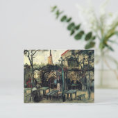 Terrasse auf dem Montmartre La Guinguette von van Postkarte (Stehend Vorderseite)