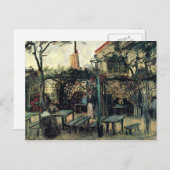Terrasse auf dem Montmartre La Guinguette von van Postkarte (Vorne/Hinten)