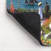 Terrasse bei Sainte Adresse, Claude Monet Mousepad (Ecke)