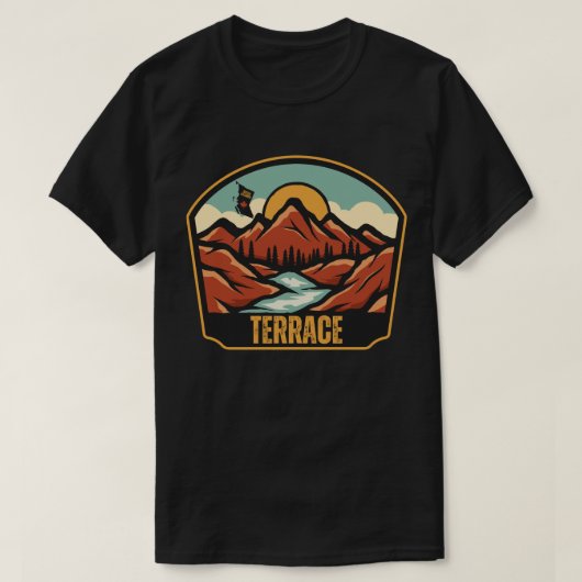 Terrasse, British Columbia T-Shirt (Design vorne)