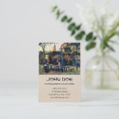 Terrasse-Café auf Montmartre Vincent van Gogh Visitenkarte (Stehend Vorderseite)