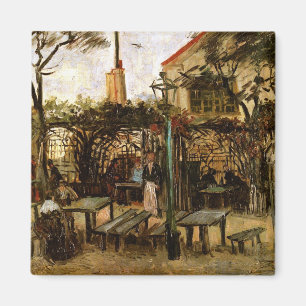 Terrasse des Cafe Montmartre (F238)Van Gogh Fine A Magnet