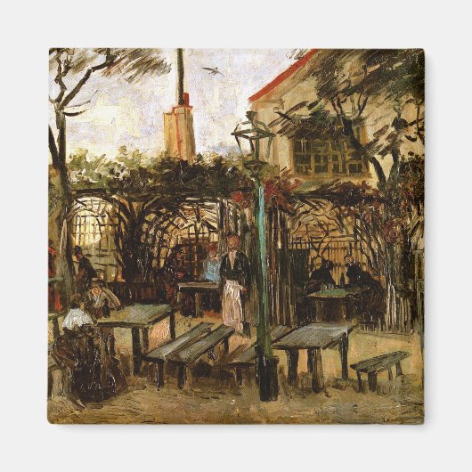 Terrasse des Cafe Montmartre (F238)Van Gogh Fine A Magnet (Vorne)