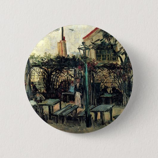Terrasse des Cafés am Montmartre La Guinguette Button (Vorderseite)