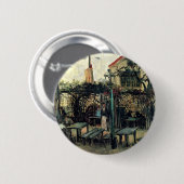 Terrasse des Cafés am Montmartre La Guinguette Button (Vorne & Hinten)