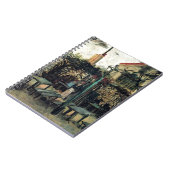 Terrasse des Cafés am Montmartre La Guinguette Notizblock (Linke Seite)