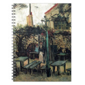 Terrasse des Cafés am Montmartre La Guinguette Notizblock (Vorderseite)