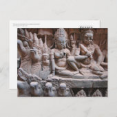 Terrasse des Leper King Postkarte (Vorne/Hinten)