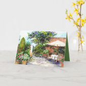 Terrasse des Manor House Karte (Gelbe Blume)