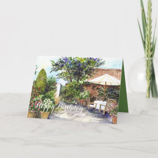 Terrasse des Manor House Karte (Vorderseite)