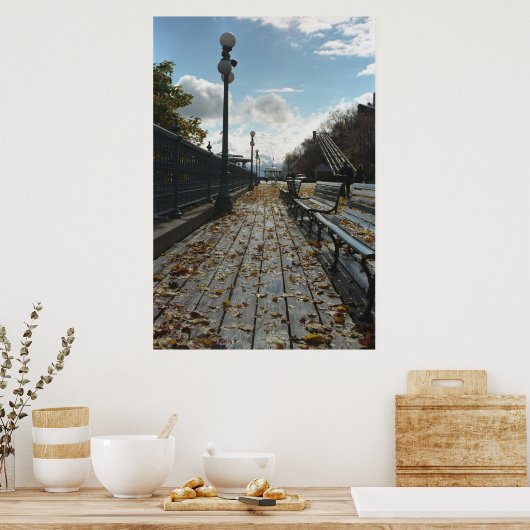 Terrasse Dufferin, Quebec, Kanada Poster (Küche)