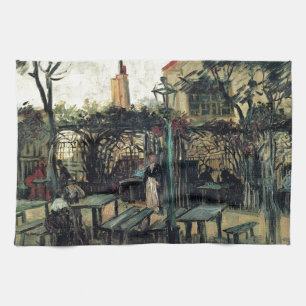 Terrasse eines Cafés am Montmartre La Guinguette Küchentuch