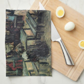 Terrasse eines Cafés, Montmartre von Vincent van G Geschirrtuch (Viertel Falte)