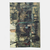 Terrasse eines Cafés, Montmartre von Vincent van G Geschirrtuch (Vertikal)