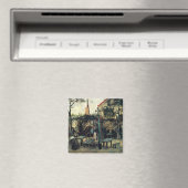 Terrasse eines Cafés, Montmartre von Vincent van G Magnet (In Situ (Geschirrspüler))