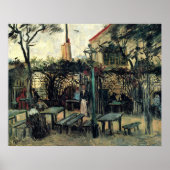 Terrasse eines Cafés, Montmartre von Vincent van G Poster (Vorne)