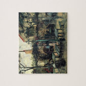 Terrasse eines Cafés, Montmartre von Vincent van G Puzzle (Vertikal)