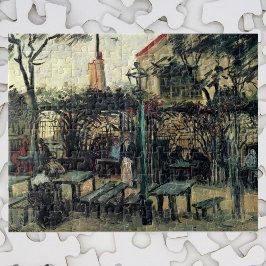 Terrasse eines Cafés, Montmartre von Vincent van G Puzzle