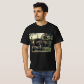 Terrasse eines Cafés, Montmartre von Vincent van G T-Shirt (Vorne ganz)