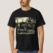 Terrasse eines Cafés, Montmartre von Vincent van G T-Shirt (Vorderseite)
