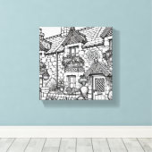 Terrasse House #50 Leinwanddruck (Insitu (Holzboden))