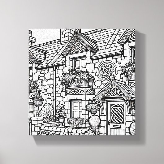 Terrasse House #50 Leinwanddruck (Vorderseite)